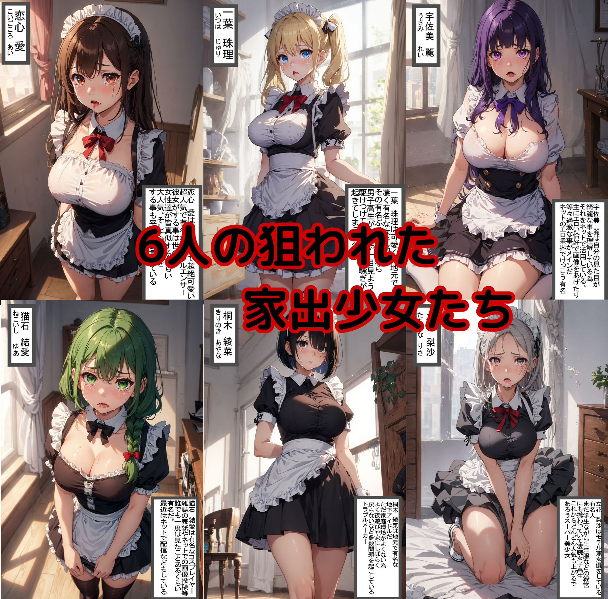 全員わからせ調教屋敷【家出少女編】 サンプル1ページ目
