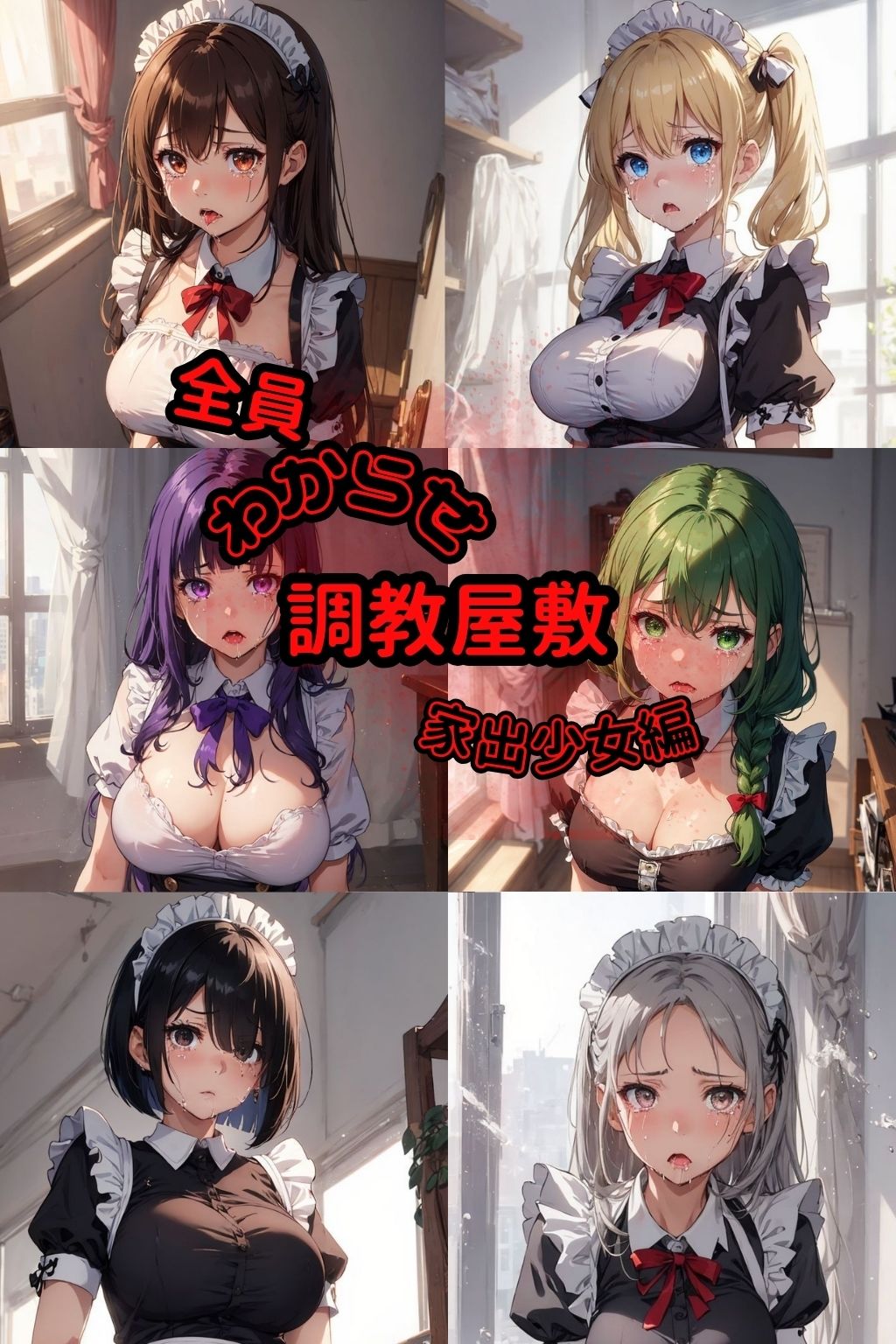全員わからせ調教屋敷【家出少女編】 サンプル8ページ目