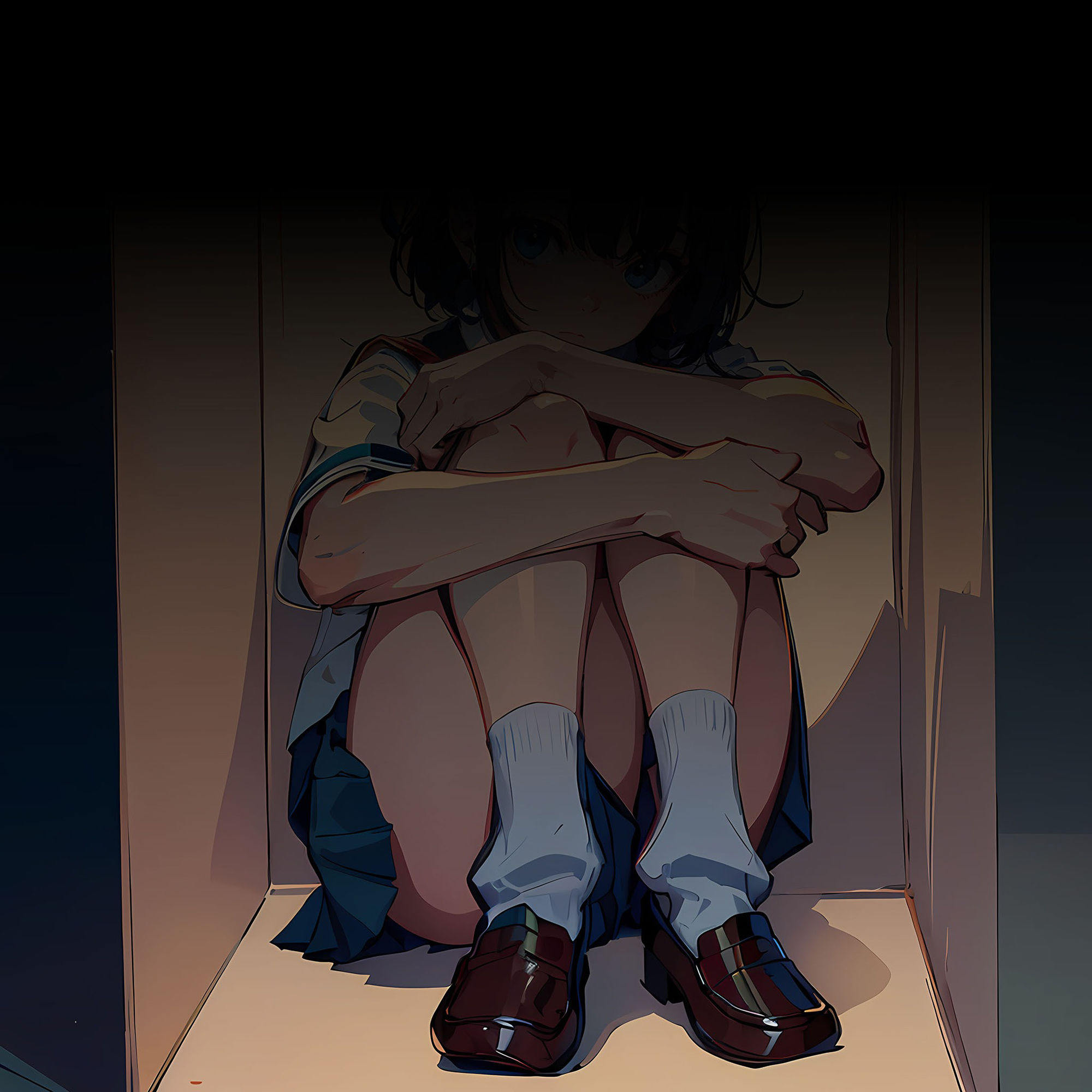 出荷される女の子 〜拘束×箱詰め〜 サンプル3ページ目
