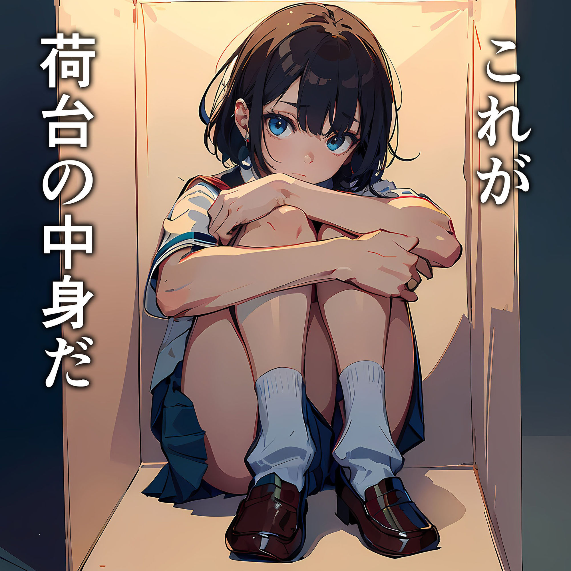 出荷される女の子 〜拘束×箱詰め〜 サンプル4ページ目