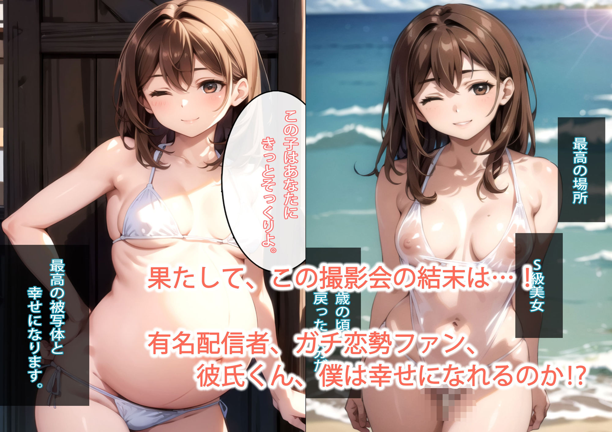 有名配信者 撮影会エロCG集【AI生成】 サンプル10ページ目