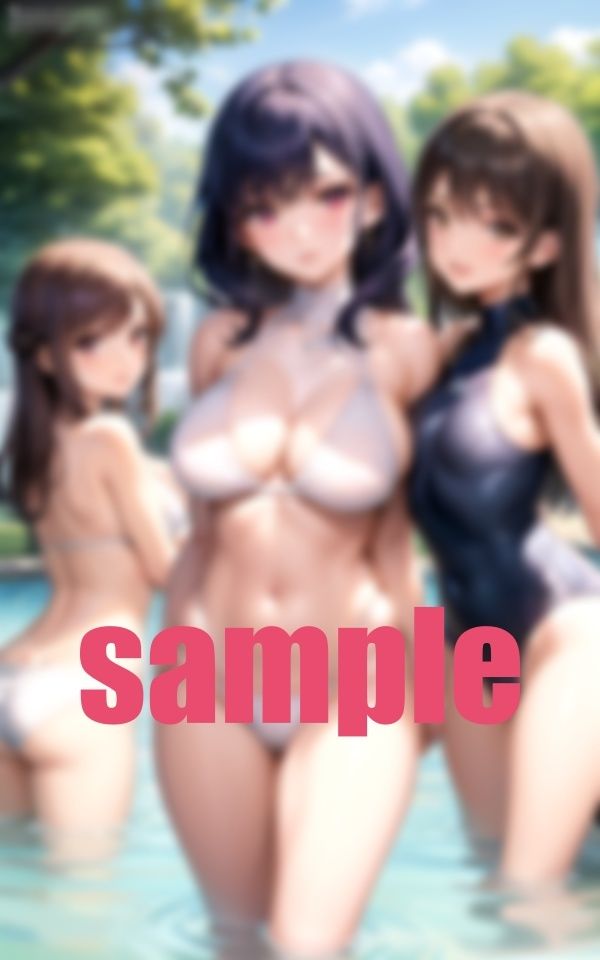 痴女民プール！露出度高め！出会える！ サンプル2ページ目