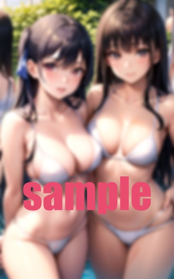 痴女民プール！露出度高め！出会える！ サンプル9ページ目