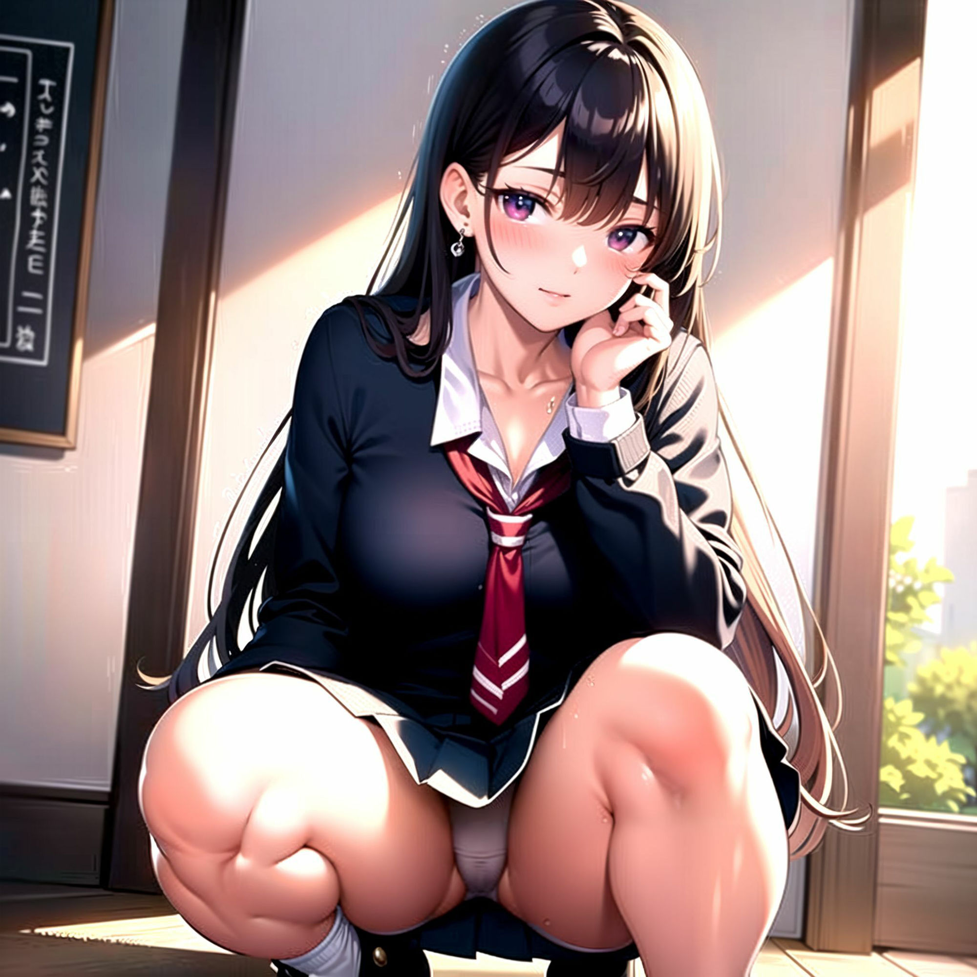 しゃがみパンチラは、良い サンプル1ページ目