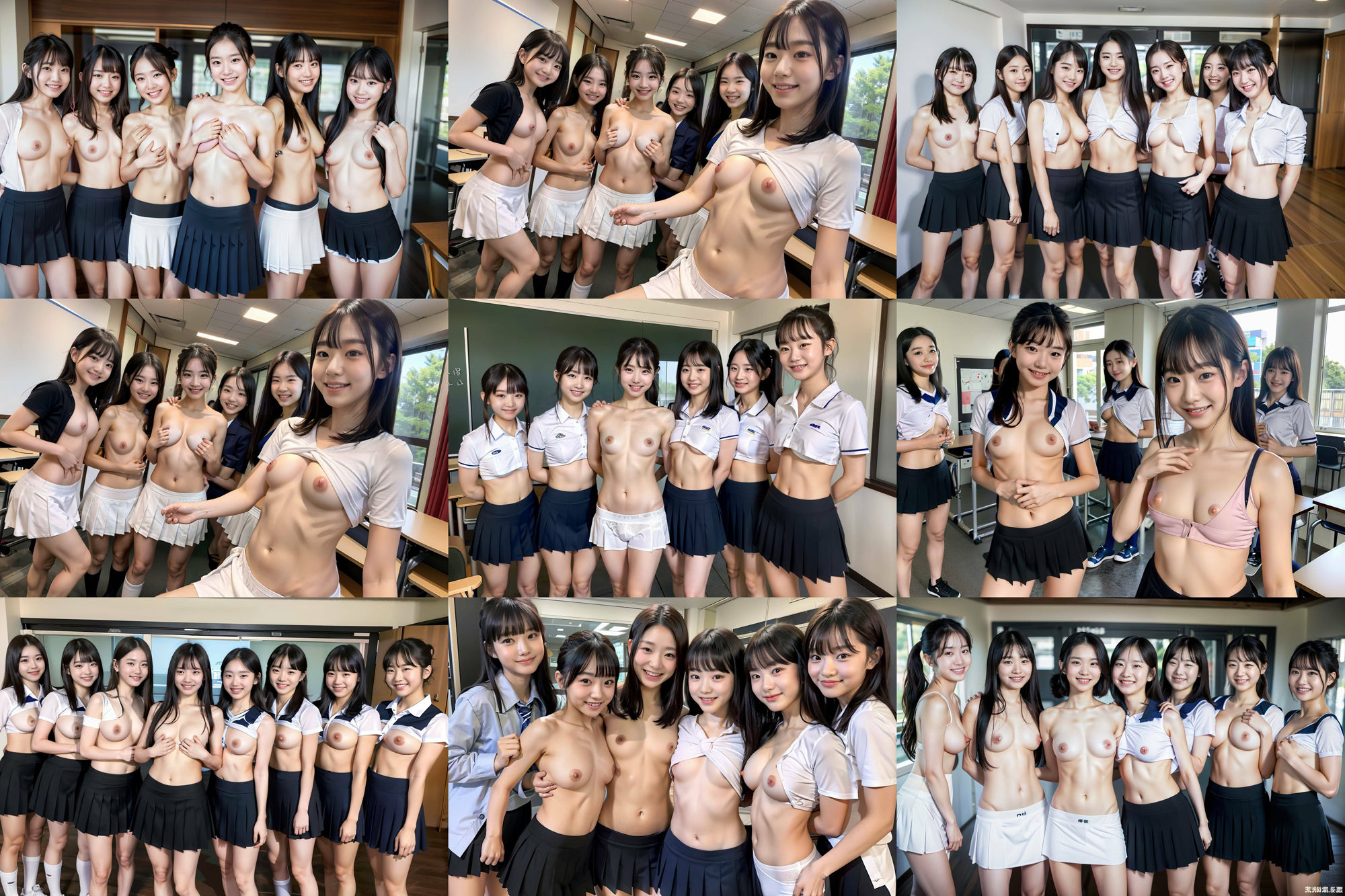 S級 制服美少女たち！！ 複数集合画像！ 265p！ サンプル4ページ目