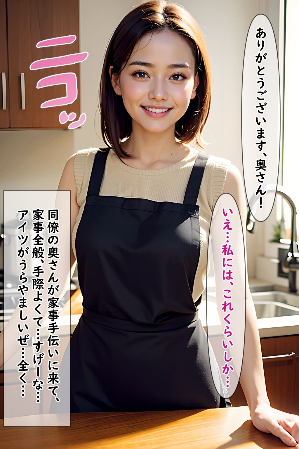 NTR人妻〜夫の同僚に家事を頼まれ寝取られ編〜 サンプル1ページ目