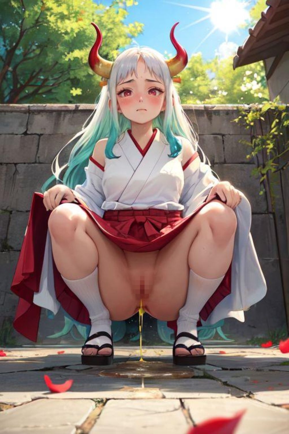 ◯NE PIECE ヤマ◯みたいな女の子 サンプル2ページ目