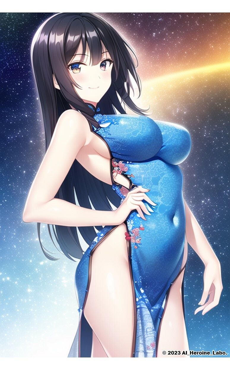1つの呪文で生み出された100人のAI妄想美少女-28【中国4000年のえちチャイナドレス女子編】 サンプル5ページ目