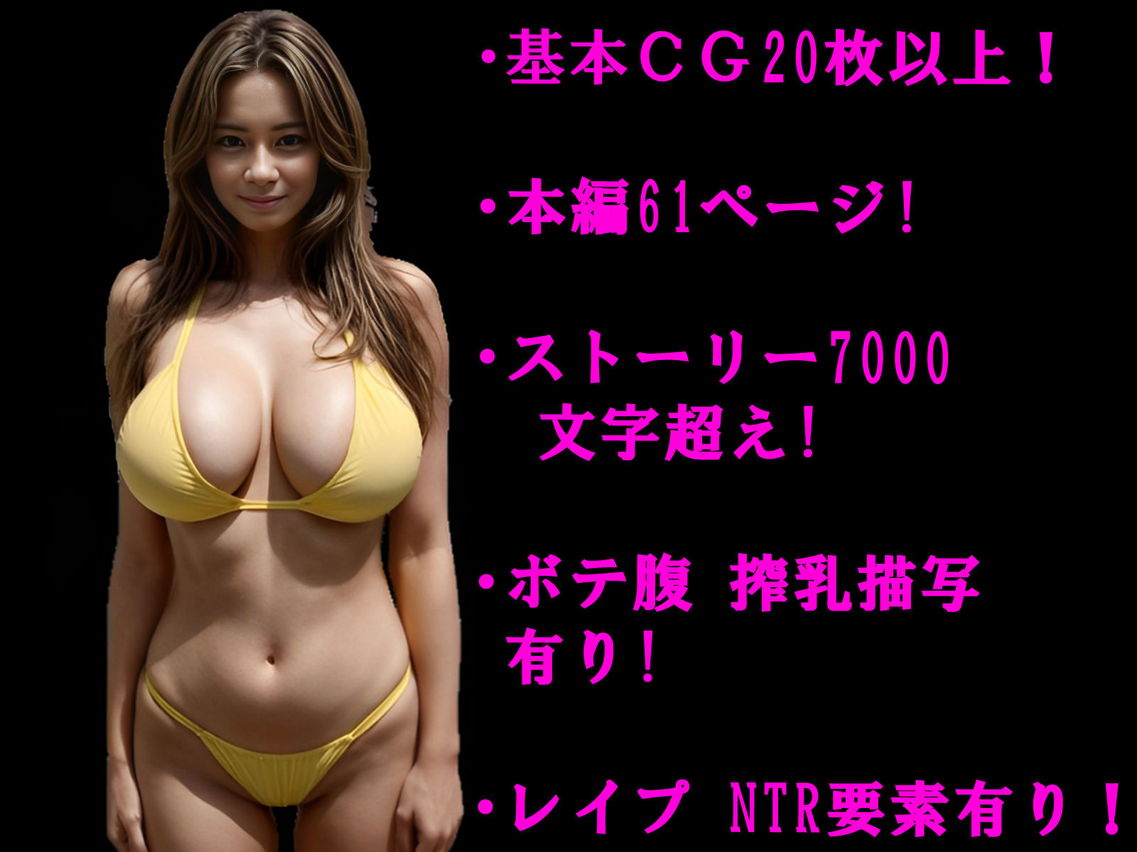 市民プールで見かけたデカパイ子持ち美人ママをレ●プして妊娠させて俺の子供を産ませた話 サンプル9ページ目