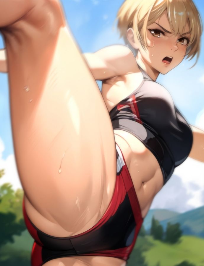 戦う！格闘少女！ サンプル7ページ目