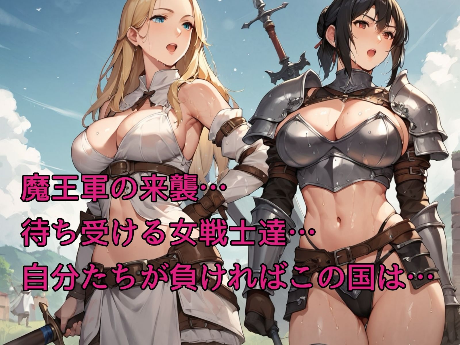 魔物に滅ぼされた女の国 サンプル1ページ目