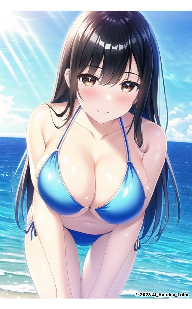 1つの呪文で生み出された100人のAI妄想美少女-29【新春のJDマイクロビキニ女子編】 サンプル4ページ目