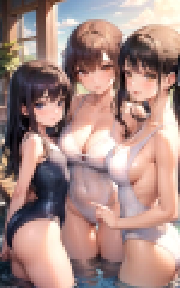 ご奉仕大好き淫乱娘たち サンプル3ページ目