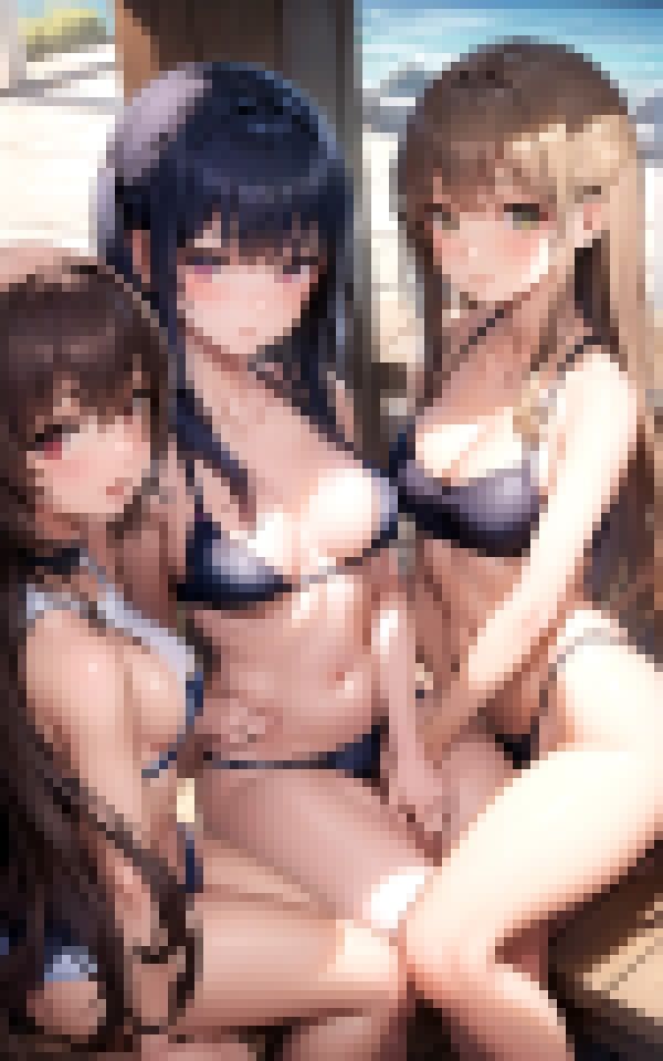 ご奉仕大好き淫乱娘たち サンプル4ページ目
