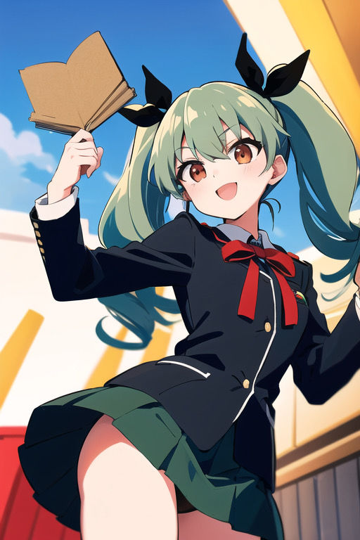 虹かけ誌 ガールズ＆パンツァー イラスト集10 アンチョビ いいか、割引を待つな、すぐ買え 定価購入は勝利への鍵だ サンプル3ページ目