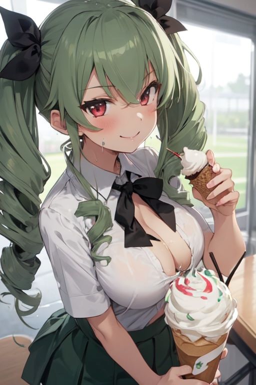 虹かけ誌 ガールズ＆パンツァー イラスト集10 アンチョビ いいか、割引を待つな、すぐ買え 定価購入は勝利への鍵だ サンプル7ページ目