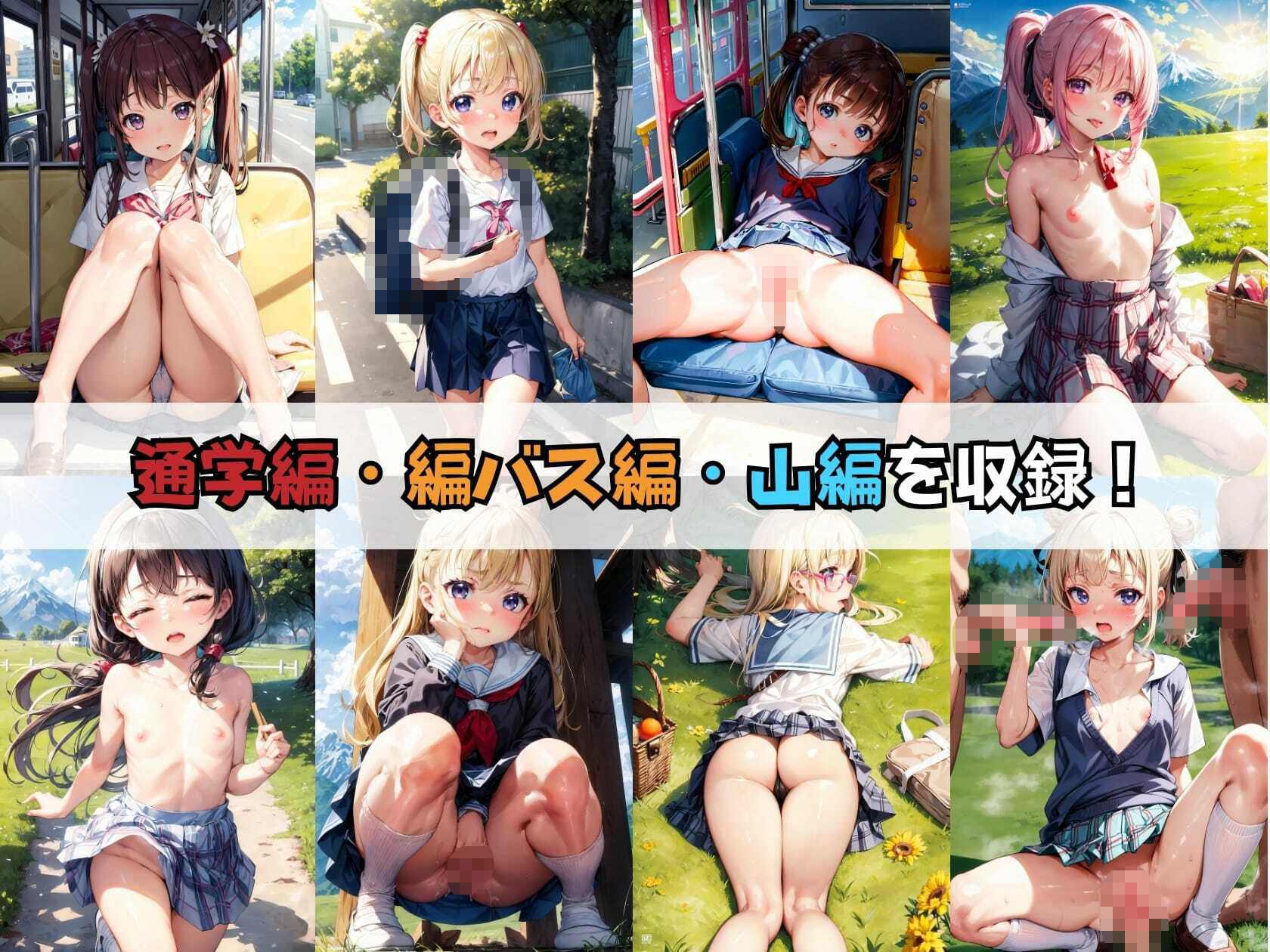 遠足でムラムラしたので女の子にエッチなことしちゃいましたw【セリフ付き】 サンプル3ページ目