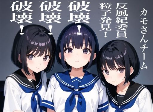 虹かけ誌 ガールズ＆パンツァー イラスト集11 カモさんチーム 反風紀委員粒子発見！ 破壊！ 破壊！ 破壊！