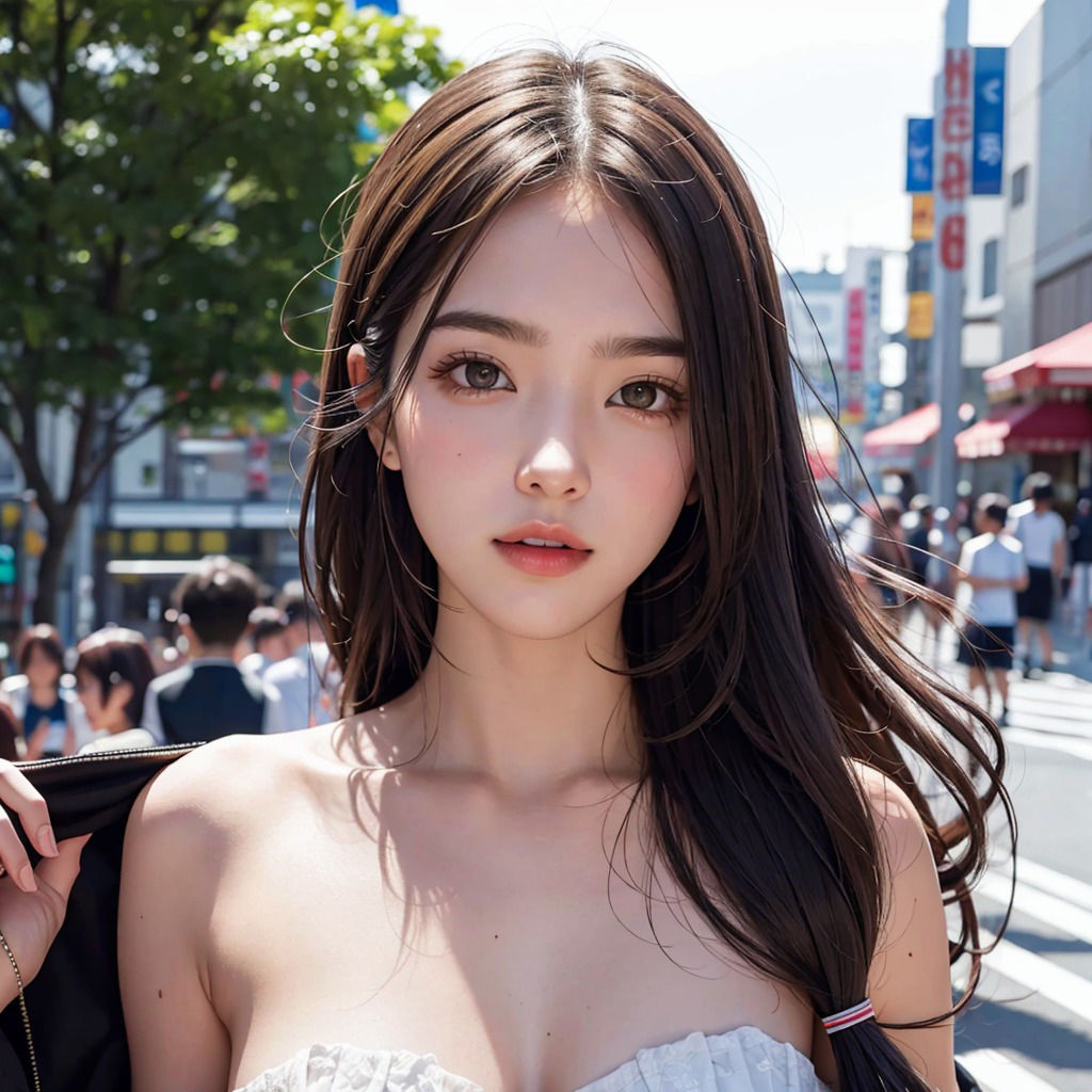 AI創造美女 露出ストリートスナップ400ページ＃1 サンプル6ページ目