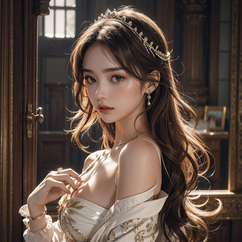 AI創造美女 ヌード・クイーン400ページ＃7 サンプル1ページ目