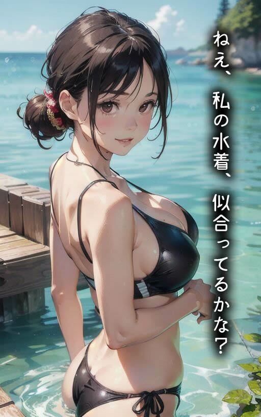 ムッチリ爆乳と尻肉パラダイス 〜ぷるんぷるん揺れまくる濃厚カップル水着デート〜（全198ページ） サンプル3ページ目