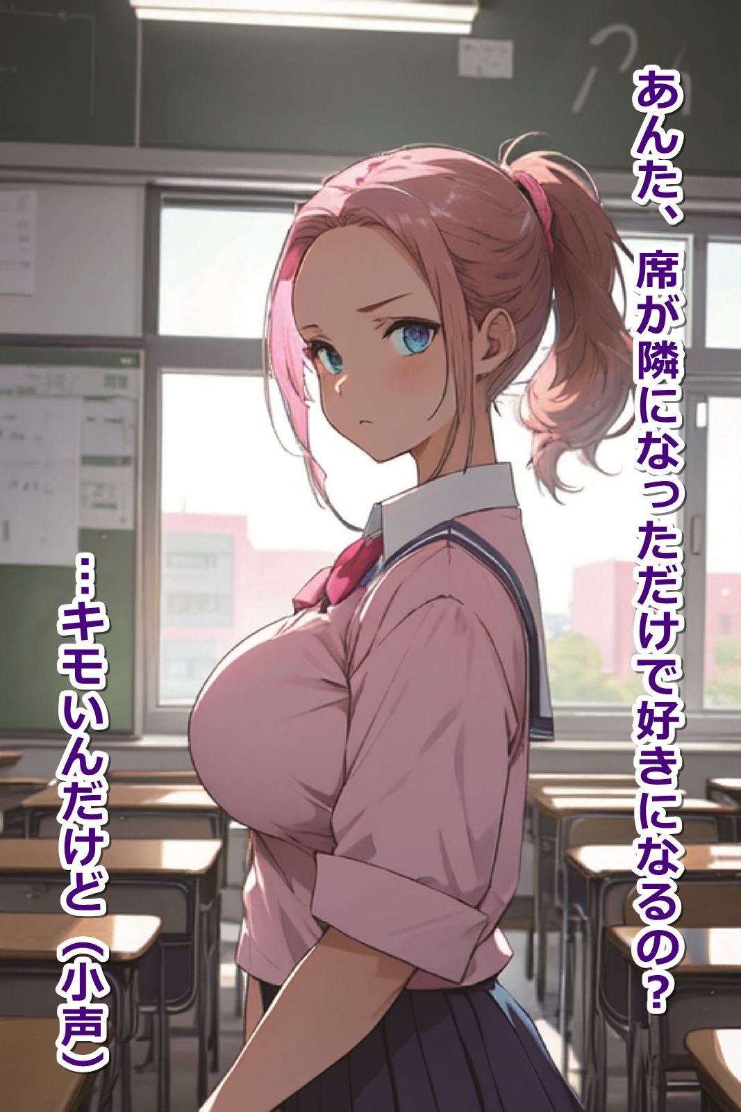 学園恋愛ものエロゲーの攻略ルートを完全無視して、好感度ゼロの美少女達を片っ端から【即オチ2コマ】！？ サンプル2ページ目
