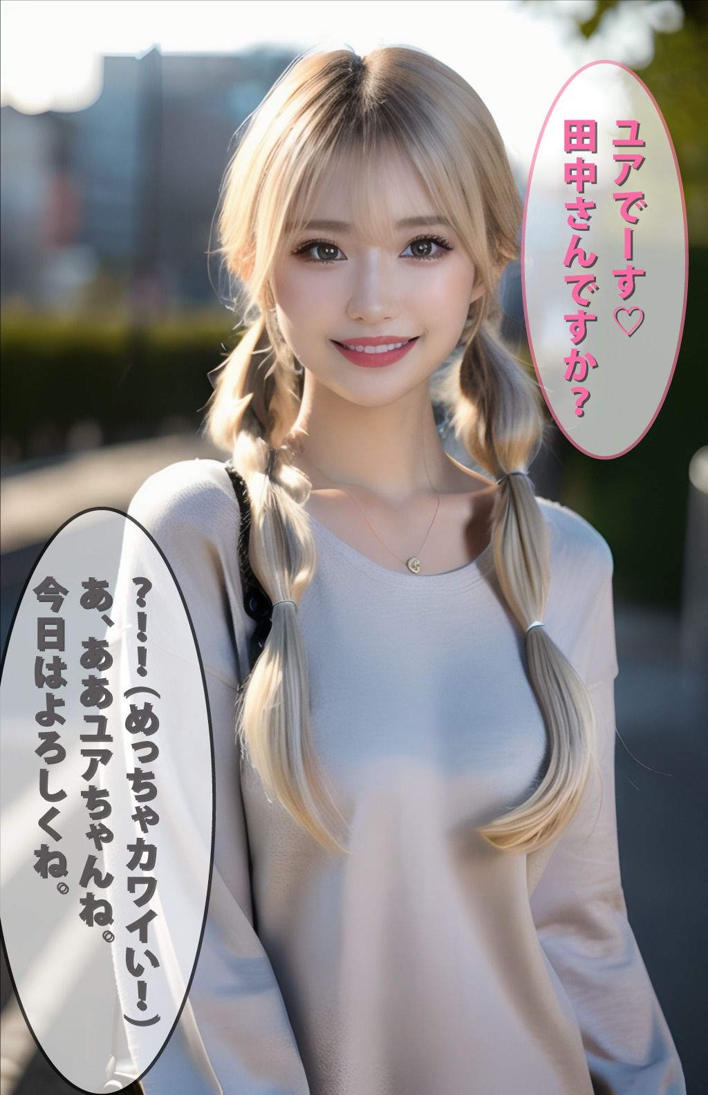 ツインテールギャルのパパ活事情 サンプル2ページ目