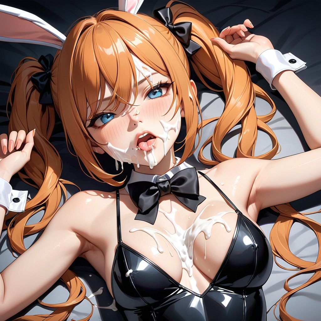 ぶっかけられがち。コスプレが得意なツインテールの女の子。 サンプル1ページ目