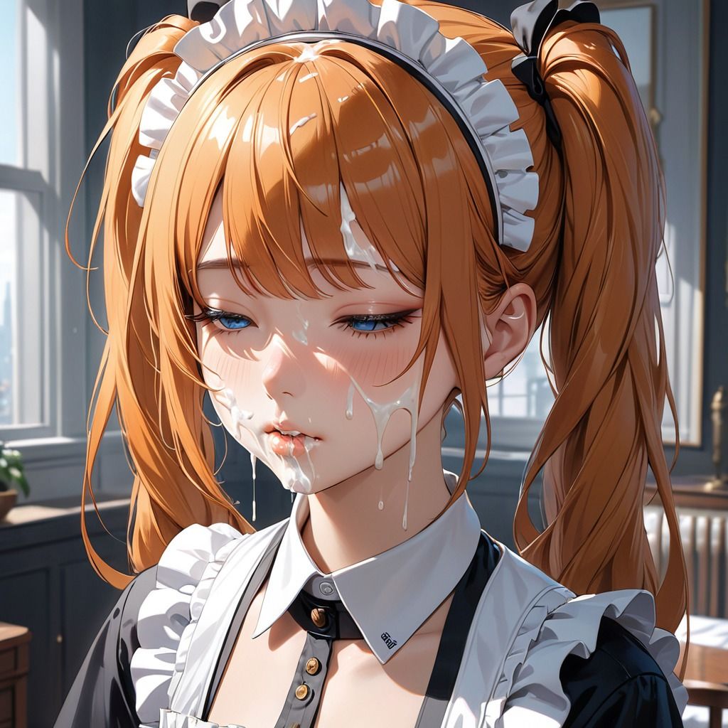 ぶっかけられがち。コスプレが得意なツインテールの女の子。 サンプル4ページ目