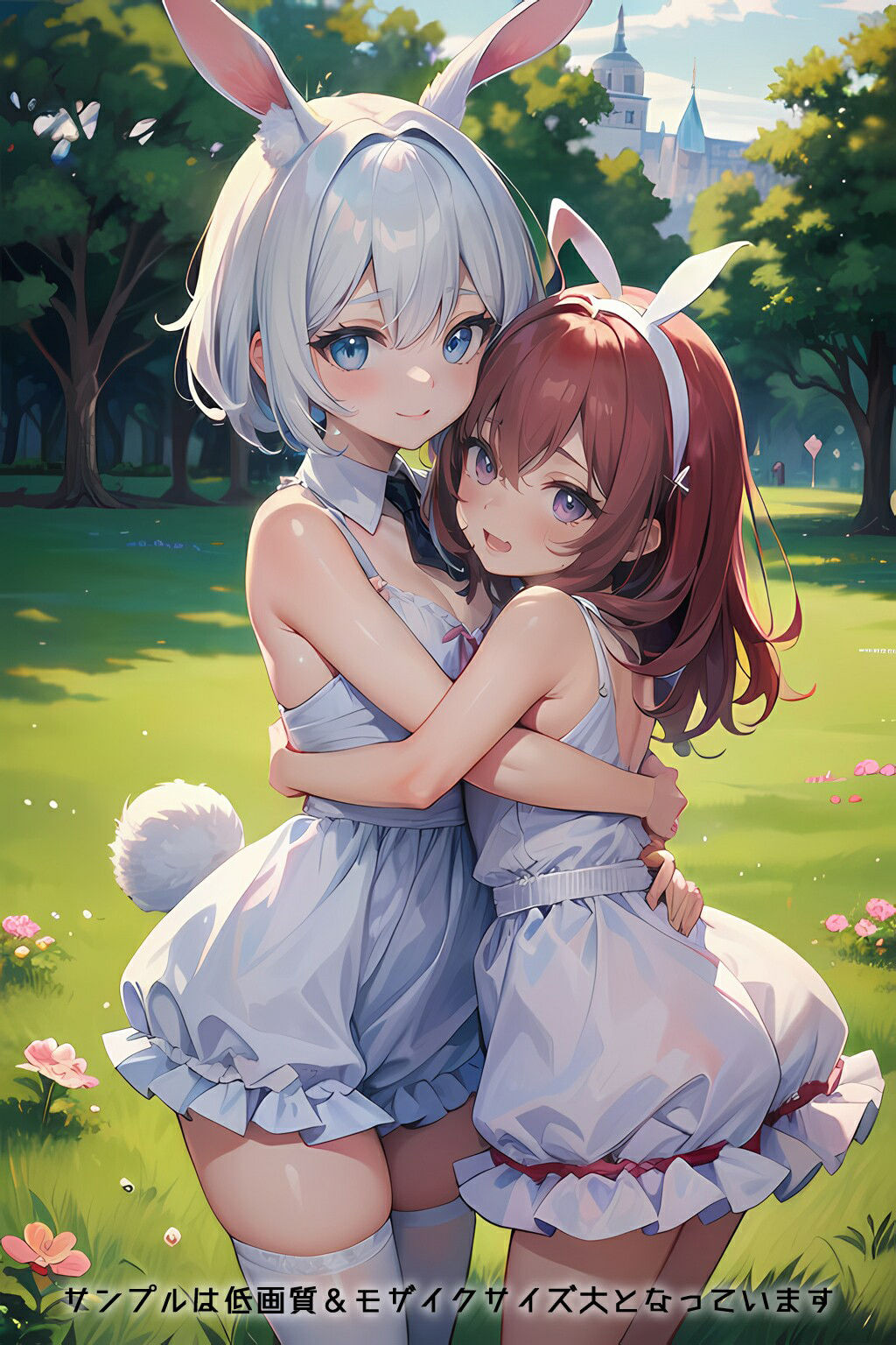 半裸繚乱 うさぎ娘編 サンプル7ページ目
