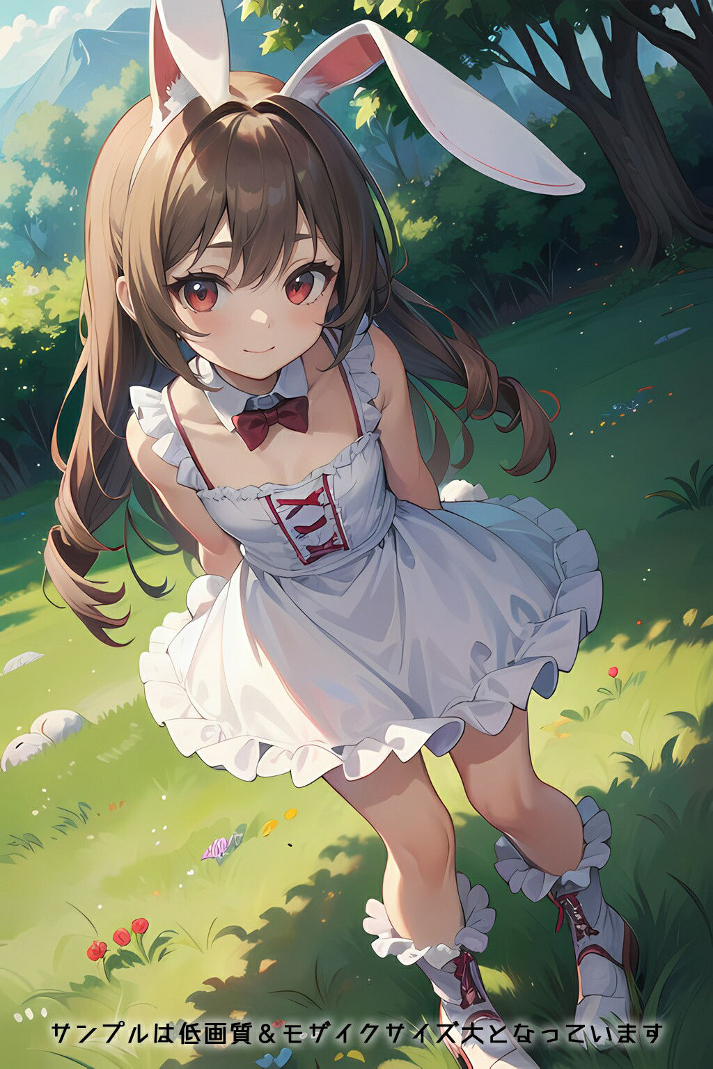 半裸繚乱 うさぎ娘編 サンプル10ページ目