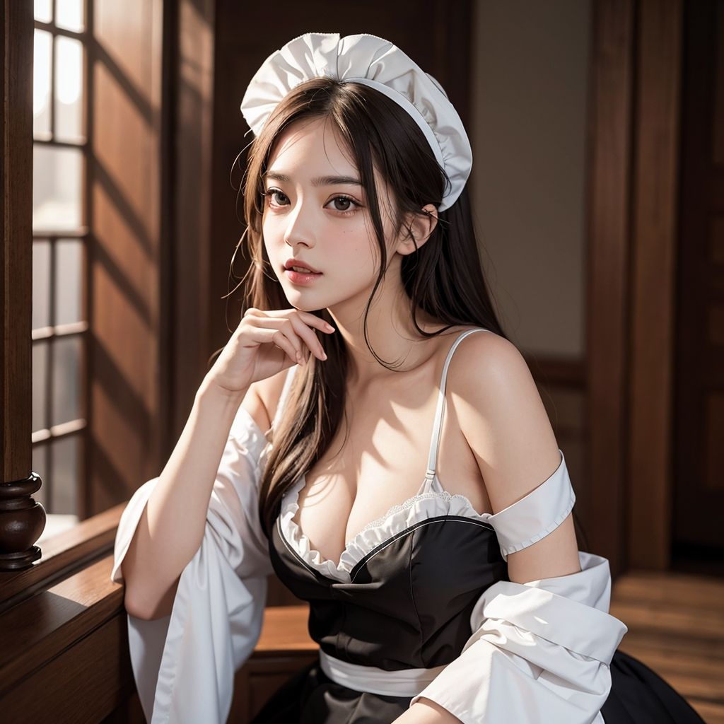 AI創造美女 メイド・メイド・メイド400ページ＃3 サンプル3ページ目