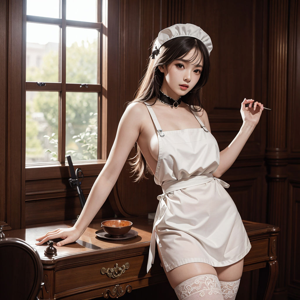 AI創造美女 メイド・メイド・メイド400ページ＃4 サンプル8ページ目