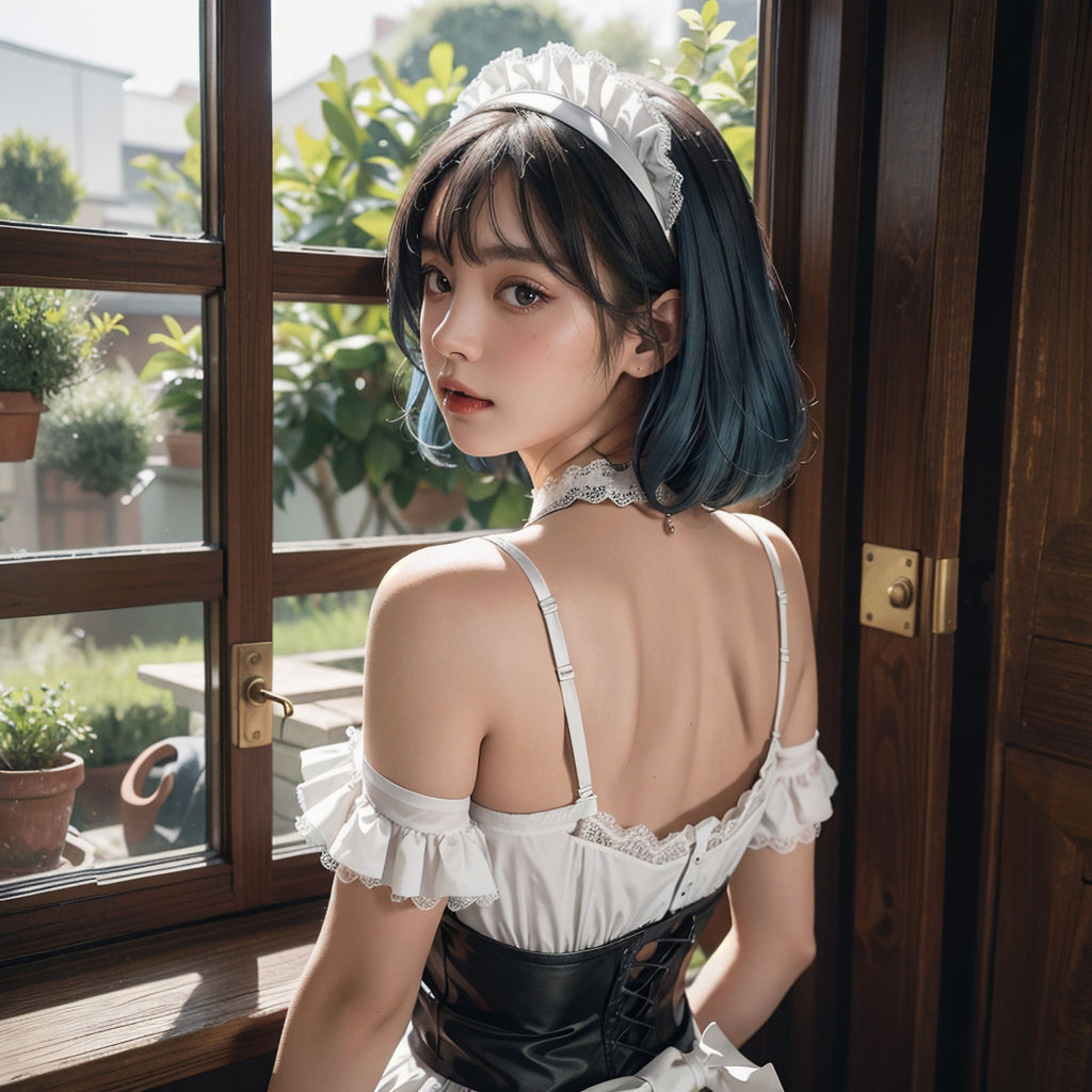 AI創造美女 メイド・メイド・メイド400ページ＃5 サンプル2ページ目