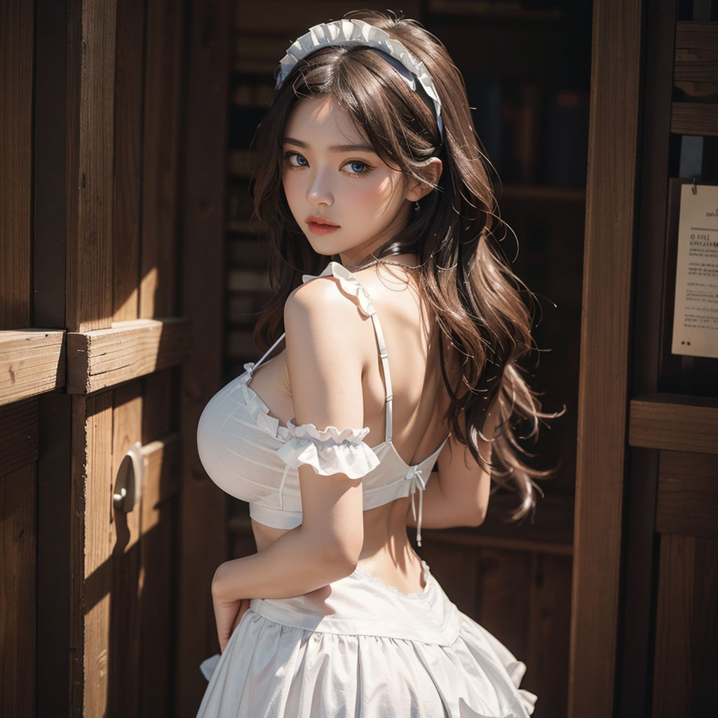 AI創造美女 メイド・メイド・メイド400ページ＃5 サンプル4ページ目