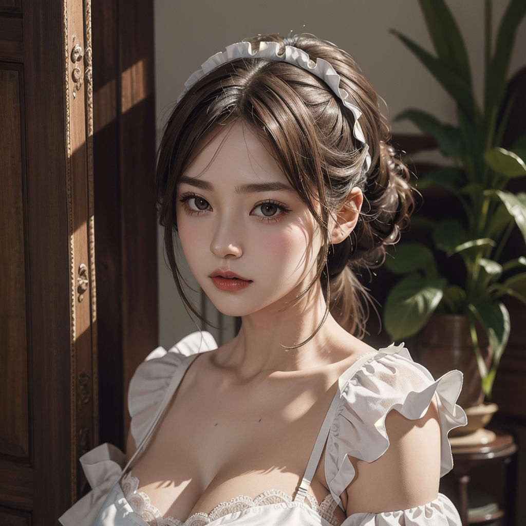AI創造美女 メイド・メイド・メイド400ページ＃5 サンプル5ページ目