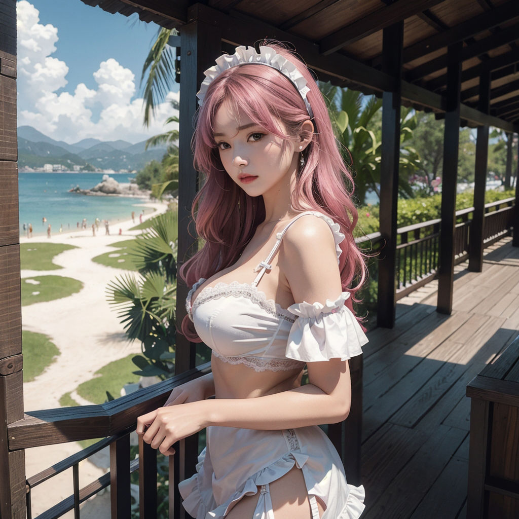 AI創造美女 メイド・メイド・メイド400ページ＃5 サンプル10ページ目