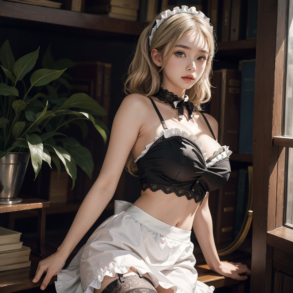 AI創造美女 メイド・メイド・メイド400ページ＃9 サンプル2ページ目