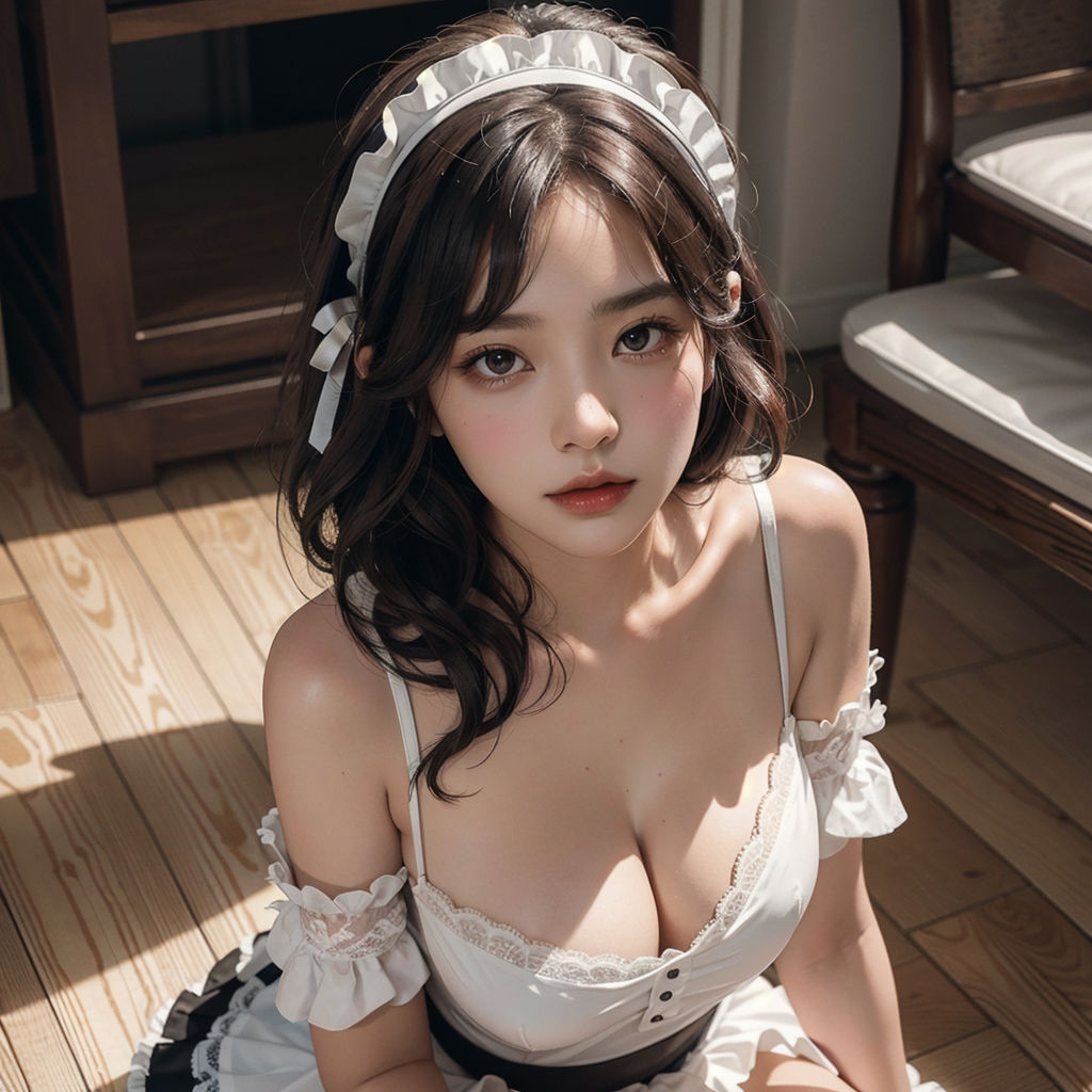 AI創造美女 メイド・メイド・メイド400ページ＃9 サンプル6ページ目