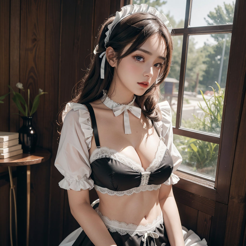 AI創造美女 メイド・メイド・メイド400ページ＃10 サンプル2ページ目