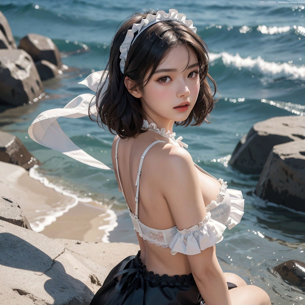 AI創造美女 メイド・メイド・メイド400ページ＃10 サンプル5ページ目