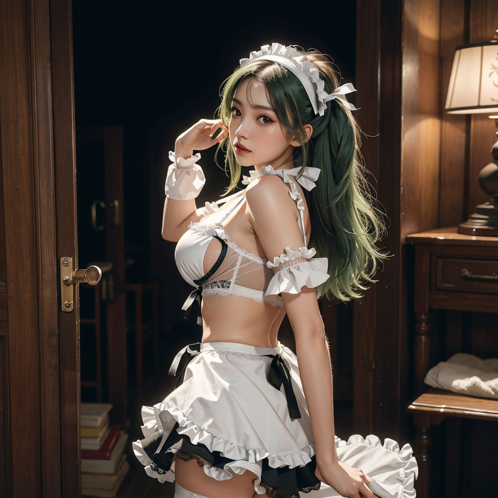 AI創造美女 メイド・メイド・メイド400ページ＃10 サンプル10ページ目