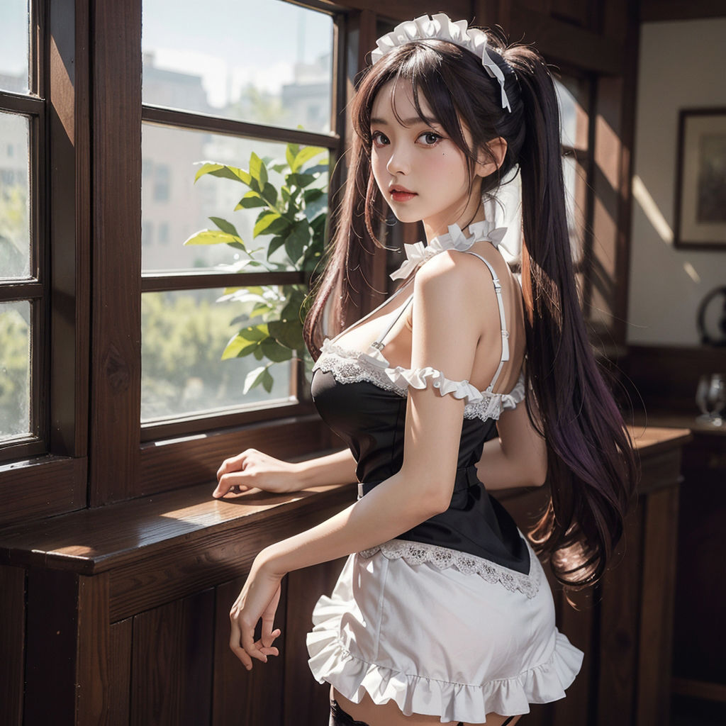 AI創造美女 メイド・メイド・メイド400ページ＃11 サンプル1ページ目