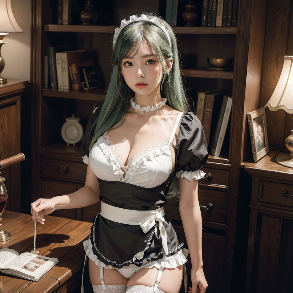 AI創造美女 メイド・メイド・メイド400ページ＃11 サンプル3ページ目