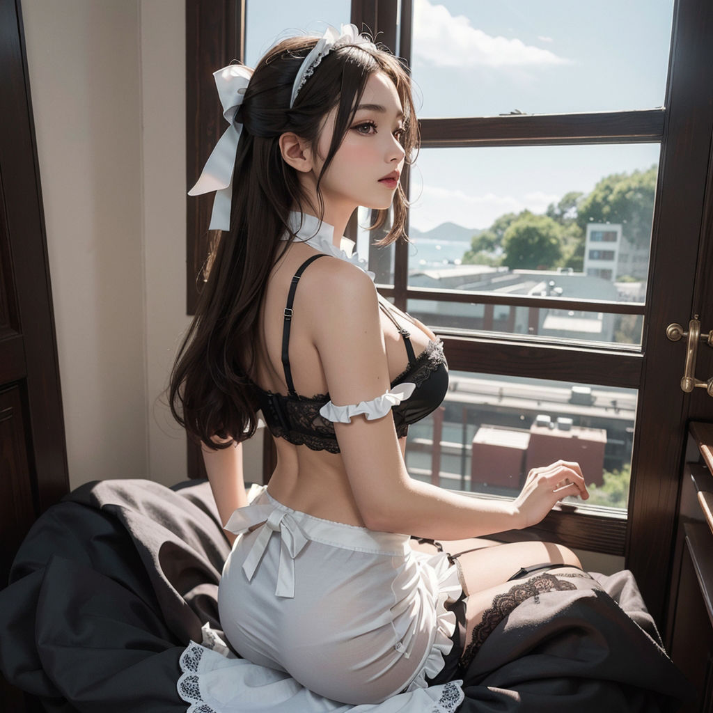 AI創造美女 メイド・メイド・メイド400ページ＃11 サンプル5ページ目