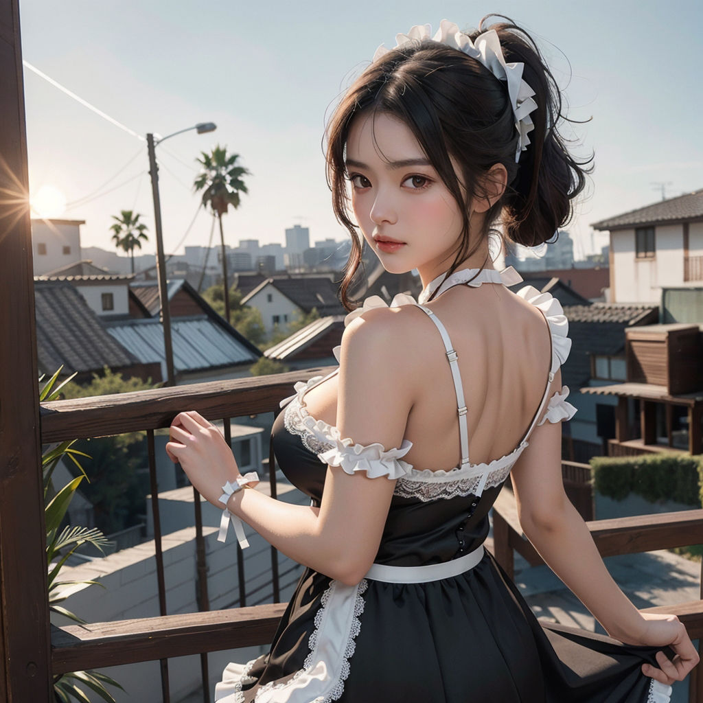 AI創造美女 メイド・メイド・メイド400ページ＃11 サンプル7ページ目