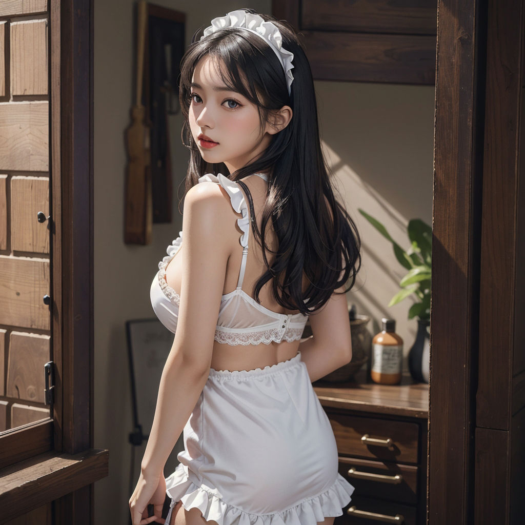 AI創造美女 メイド・メイド・メイド400ページ＃12 サンプル8ページ目