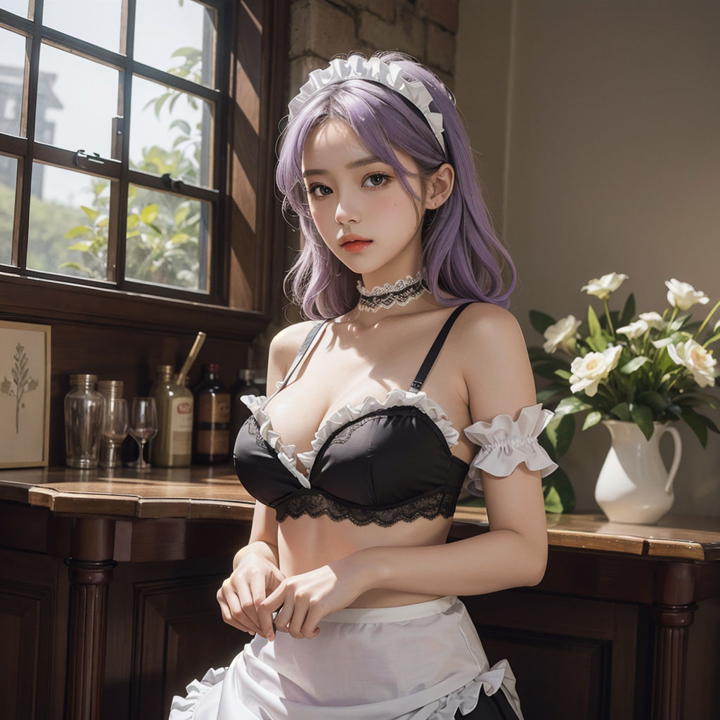 AI創造美女 メイド・メイド・メイド400ページ＃13 サンプル5ページ目
