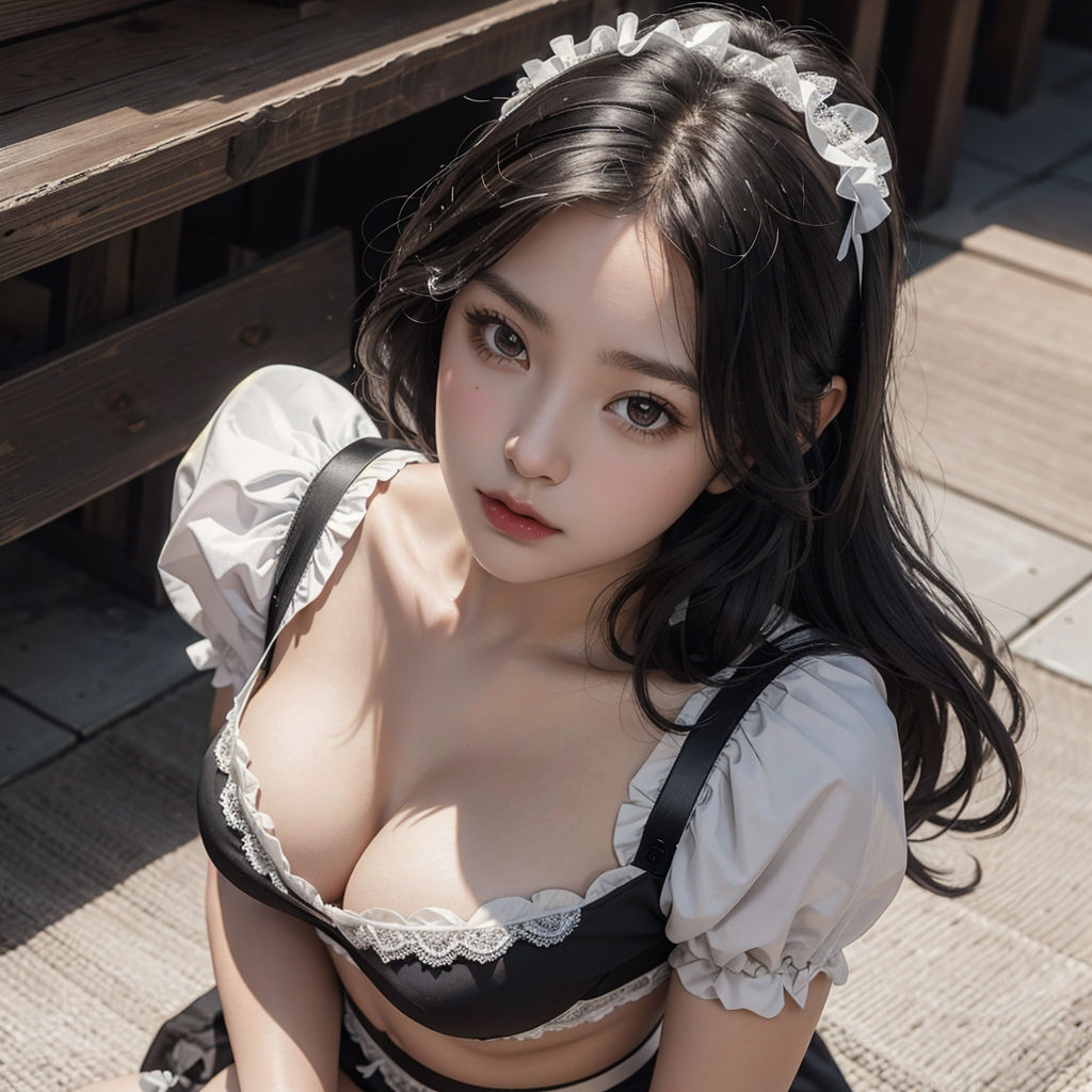 AI創造美女 メイド・メイド・メイド400ページ＃13 サンプル8ページ目
