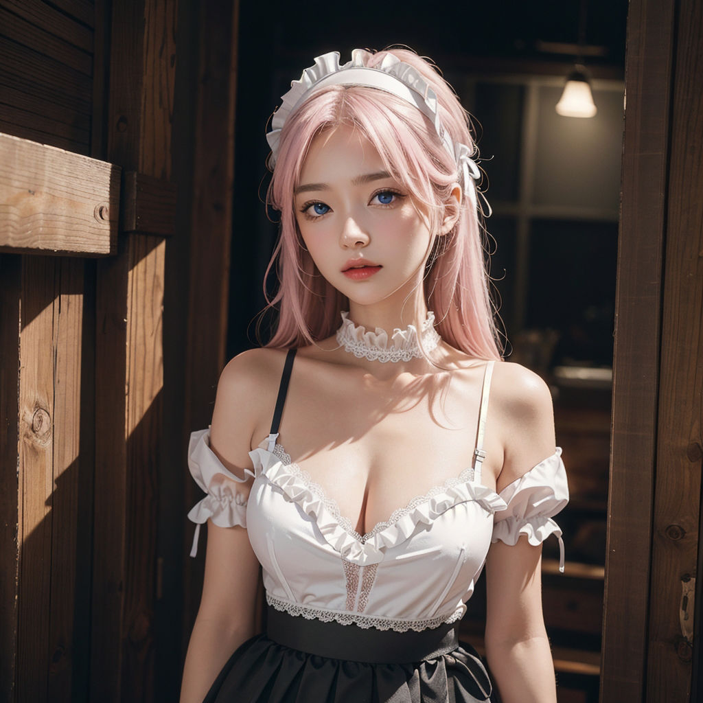 AI創造美女 メイド・メイド・メイド400ページ＃13 サンプル9ページ目